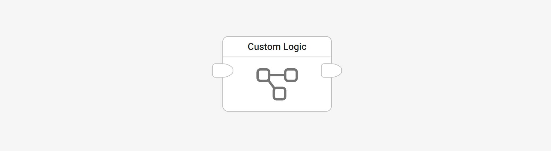Custom Logic block in flow editor