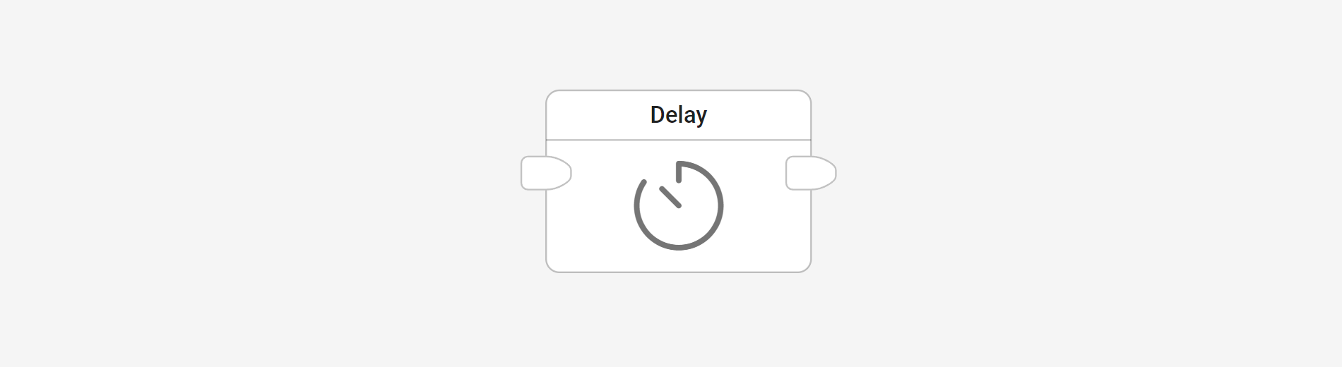 Delay block in flow editor