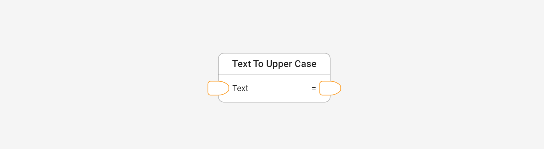 Convert a text to uppercase in Centrldesk